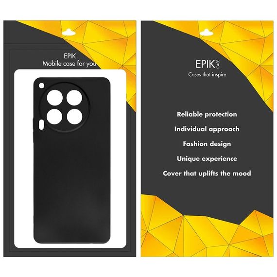 Чохол TPU Epik Black Full Camera для TECNO Camon 30 (CL6) Чорний | Зображення 2