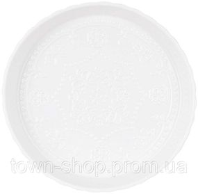Форма для выпечки фарфоровая "White City Кружево" Ø26х5см, круглая BD-988-445