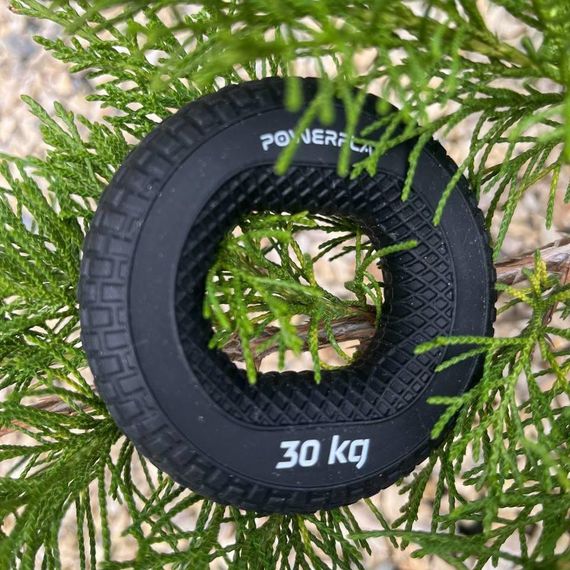 Эспандер кистевой силиконовый Паверплей PP-4333 Hand Grip Hard 30 кг. Черный | Зображення 3