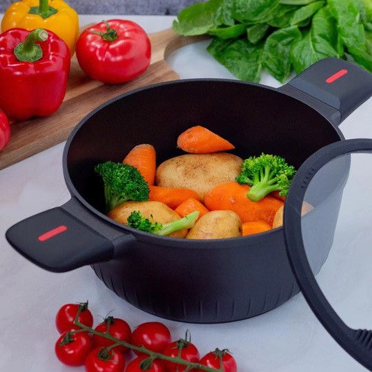 Каструля Magio MG-1171 Лита антипригарна 5л 24 см CK-60 | Зображення 6