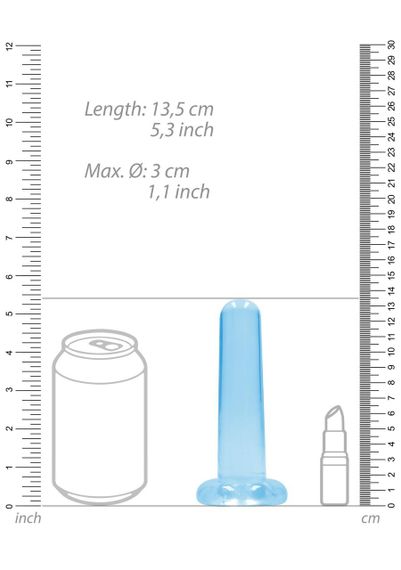 Фалоімітатор - Realrock Dildo 5,3" Blue sexstyle | Зображення 4