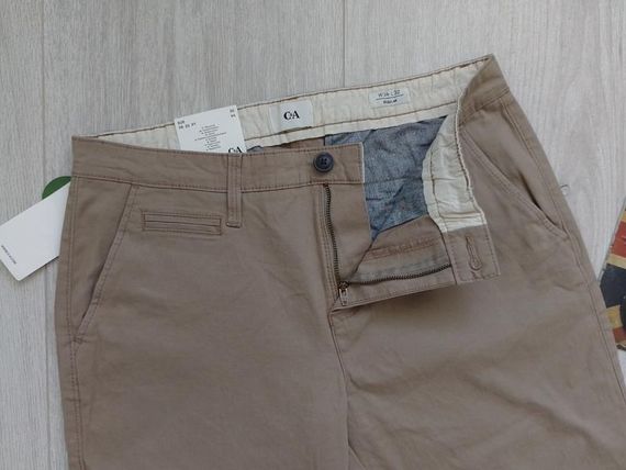 Чоловічі штани прямі чіноси р. 34/32 c&a | Зображення 1