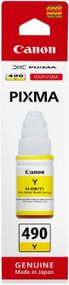 Чернила Canon GI-490 PIXMA G1400/G2400/G3400 Yellow 70ml (0666C001)