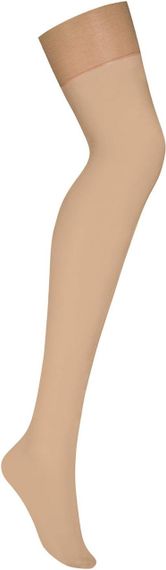 Панчохи тілесні з щільними гумками Obsessive S800 тілесні, L/XL sexstyle | Зображення 1