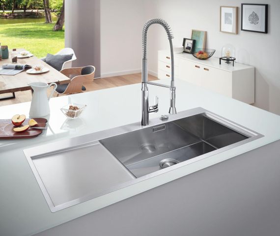Мийка кухонна Grohe EX Sink K1000 (подвійне крило зліва) (31582SD0) | Зображення 3