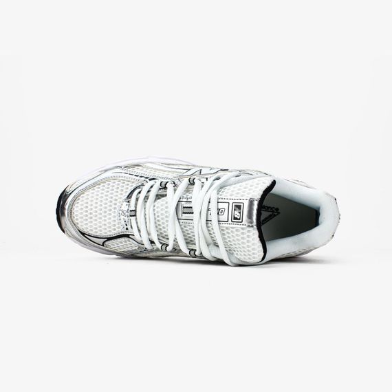 Кросівки весна літо New Balance сітка білий/сріблястий/чорний | Зображення 6