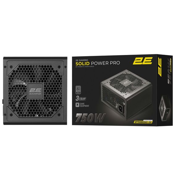 Блок живлення 2E 750W GAMING Solid Power Pro (2E-SP750BRSMII-120) | Зображення 2