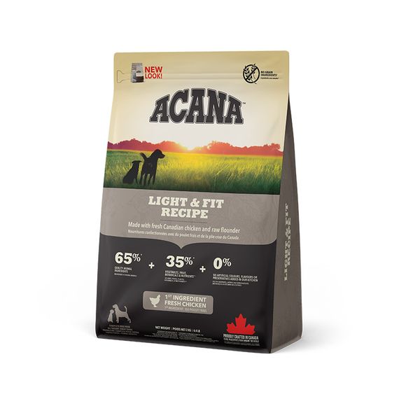 Корм Acana Light & Fit Recipe сухий для собак із малоактивним способом життя 2 кг