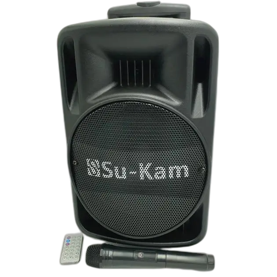Портативная колонка Su-Kam BT 100D + 1 беспроводной микрофон (12v/220v) | Зображення 2
