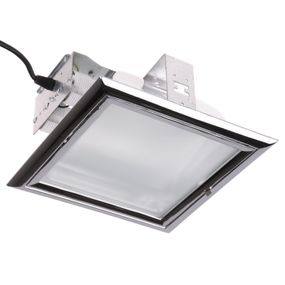Світильник стельовий врізний DL-10W/2x26W CHR/101 634 0103 SQR