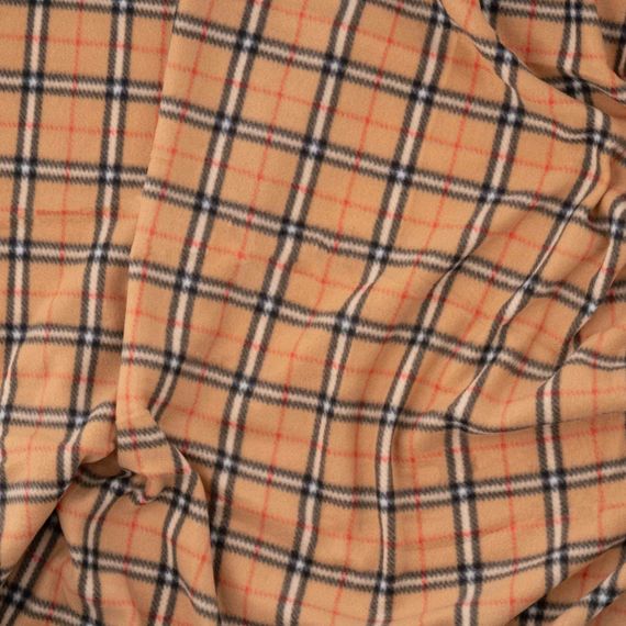 Плед Ardesto Fleece 130x160см, клітинка, бежевий (ART0722PB) | Зображення 1