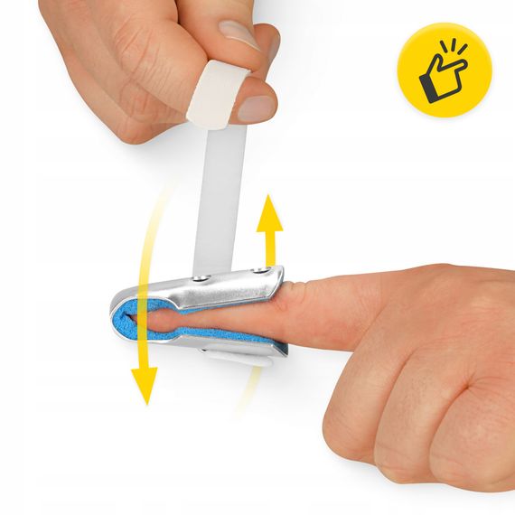 Фіксатор (бандаж) для пальця руки 4FIZJO MED 1 шт Size S (P-5905973407397) | Зображення 2