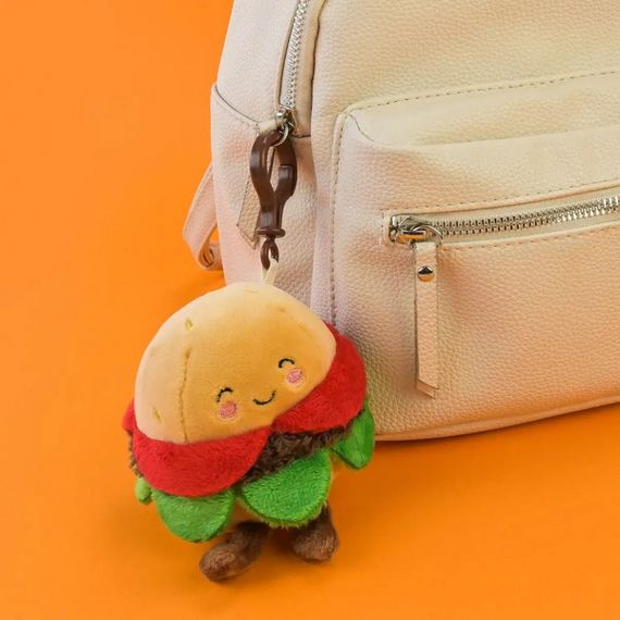 М'яка іграшка-брелок "Гамбургер" Plush and Co PLC25084, 7 см | Зображення 1