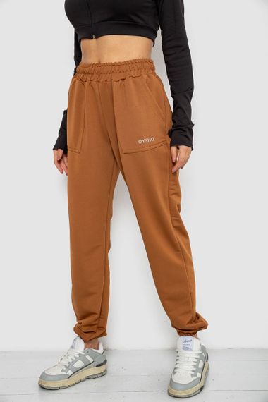 Спортивні штани жіночі, колір коричневий, 238R325-1 | Зображення 2
