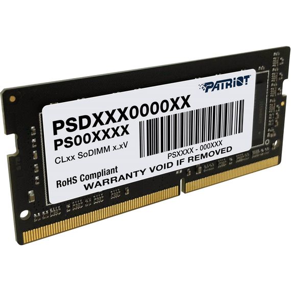 Модуль пам'яті для ноутбука SoDIMM DDR4 16GB 2666 MHz Signature Line Patriot (PSD416G266681S) | Зображення 1