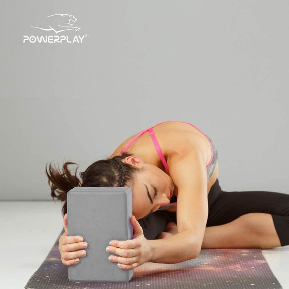 Блок для йоги PowerPlay 4006 Yoga Brick Сірий | Зображення 4