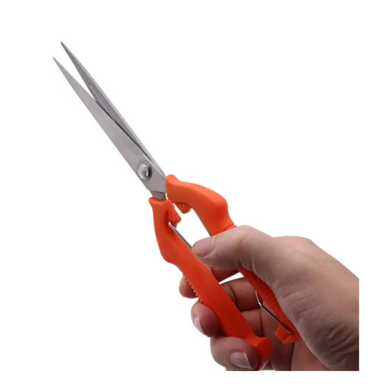 Секатор для квітів і овочів HAO NONG FU, ножиці з прогумованими ручками для обрізання рослин | Зображення 7