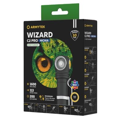 Ліхтар Armytek Wizard C2 Pro Nichia Marnet USB Warm (F06801W) | Зображення 3