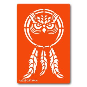 Трафарет для био-тату Ловец снов tx025-24*34см, размер 24 х 34см
