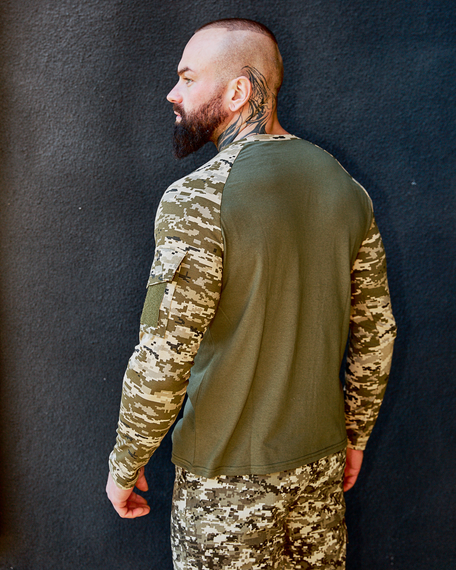 Кофта Лонгслив Пиксель камуфляж S XL