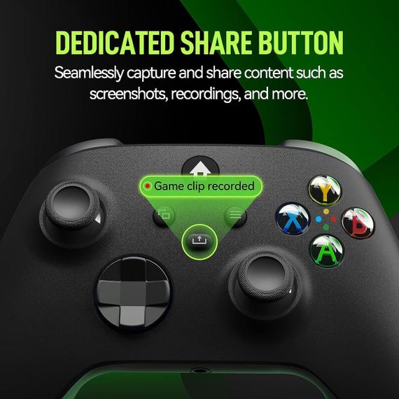 Бездротовий геймпад для Xbox One S Wireless Controller Black | Зображення 3