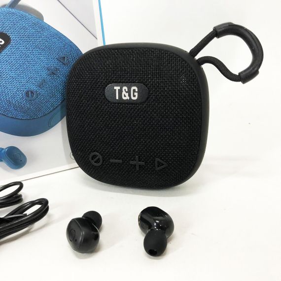 Колонка-Bluetooth с наушниками TG813. Цвет: черный | Зображення 9