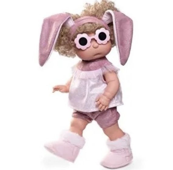 Коллекционная Испанская Кукла с Волосами Iris Antonio Juan Виниловая Девочка Блондинка в Очках Ирис 38 см | Зображення 1