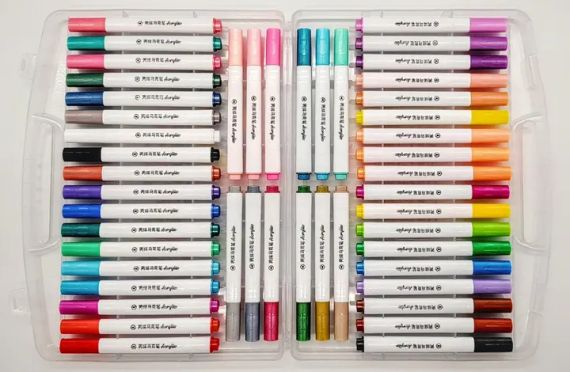 Акварельні маркери 18 кольорів Water Brush | Зображення 1