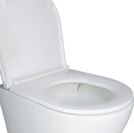 Набір Qtap Nest 4 в 1 підвісний унітаз Robin Ultra Quiet 490x365x325 + комплект інсталяції QT1333046EUQW45144 | Зображення 6