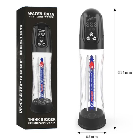 Автоматична гідропомпа 2в1 (вода/повітря) Water Bath з LED-дисплеєм, 2 режими | Зображення 7