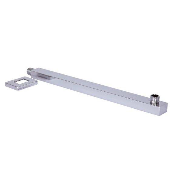 Кронштейн для верхнего душа Qtap Trubice 400 мм прямоугольный QTTRU120CRM45928 Chrome | Зображення 3