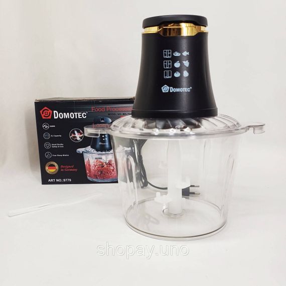 Кухонный измельчитель для круп мяса дома Domotec, Блендер для пюре и коктейлей, Высокомощный блендер XV-42 | Зображення 1