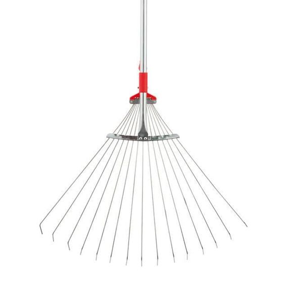Грабли веерные Intertool - 15 прутьев раздвижные с ручкой PRO (FT-3008) | Зображення 4