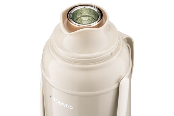 Термос ARDESTO  Gemini Gourmet 2000 мл, пластик, скляна колба, бежевий (AR2620BGG) | Зображення 8