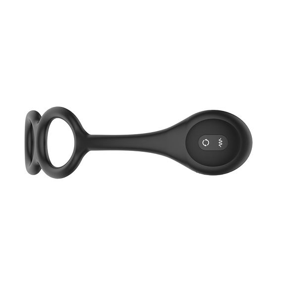 Анальна вібропробка Nexus Tornado Cock and Ball Ring обертання+вібрація, ерекційне кільце, пульт | Зображення 7