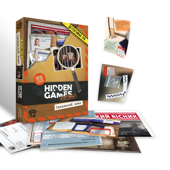Настільна гра Таємничі історії: Справа 1. Ідеальний план (Hidden Games) | Зображення 1