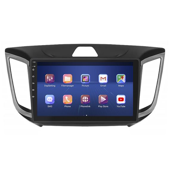 Штатная магнитола Lesko для Hyundai Creta I 2016-2020 экран 10" 4/64Gb 4G Wi-Fi GPS Top | Зображення 1