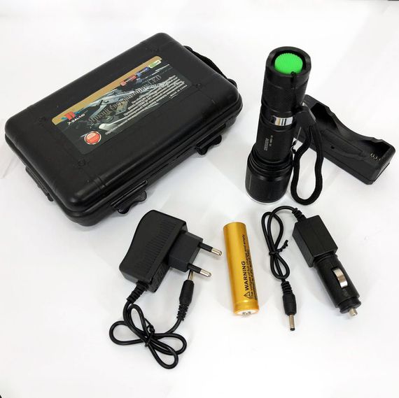 Ліхтар тактичний портативний Bailong BL-1860-T6, Армійський ліхтарик тактичний, Легкий WJ-517 тактичний ліхтар | Зображення 2