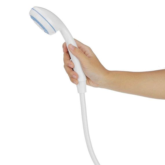 Туристичний душ із насосом на акумуляторі 2200мАг, Gotel Q16H / Портативний похідний душ з помпою / Акумуляторний душ для кемпінгу | Зображення 3