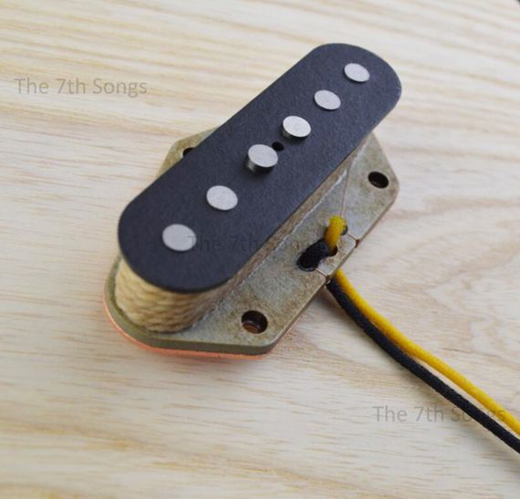 Комплект сингл і бридж звукознімачі для електрогітари Fender telecaster вінтаж | Зображення 2