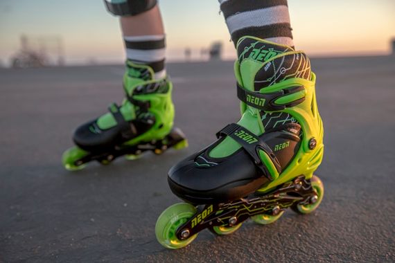 Роликовые коньки Neon Combo Skates Салатовый (Размер 30-33) (NT09G4) | Зображення 6