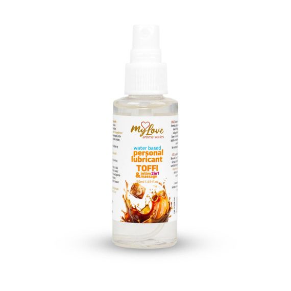 2в1 лубрикант та масажний гель - MyLove Aroma Series Intim&Massage Toffi, 50 мл Sex Aura