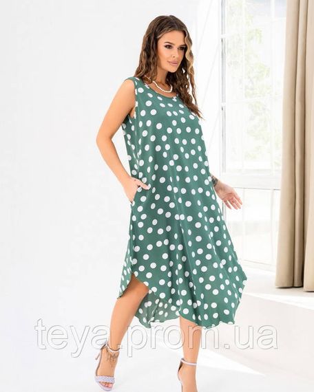 Платье для женщин цвет зеленый размер XL FI_008045 | Зображення 1