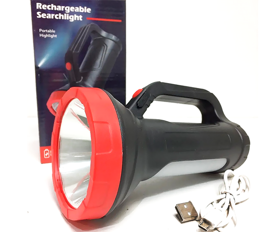 Ліхтар пошуковий (прожектор) XPRo Rechargeable Search Light Portable Highlight 50W із USB зарядкою чорний (Rechargeable_Search_411) | Зображення 3