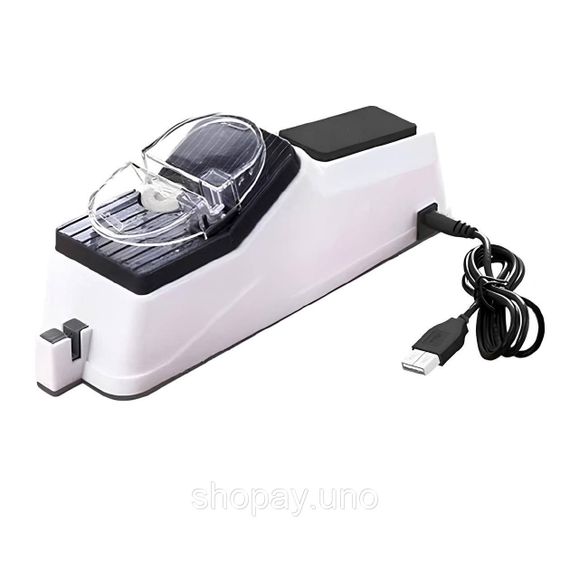 Электрическая точилка для ножей 4 в 1 от USB • Универсальная стругачка для ножей, ножниц и отвёрток