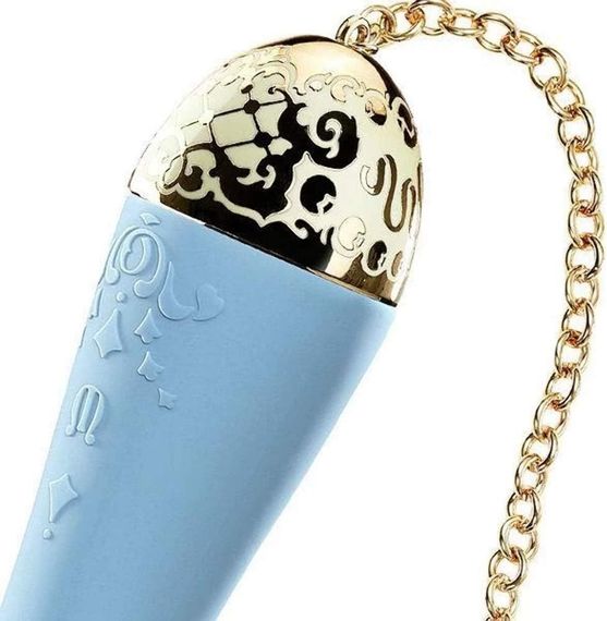 Вібратор універсальний силіконовий Zalo Marie-Rouge блакитний sexstyle | Зображення 2