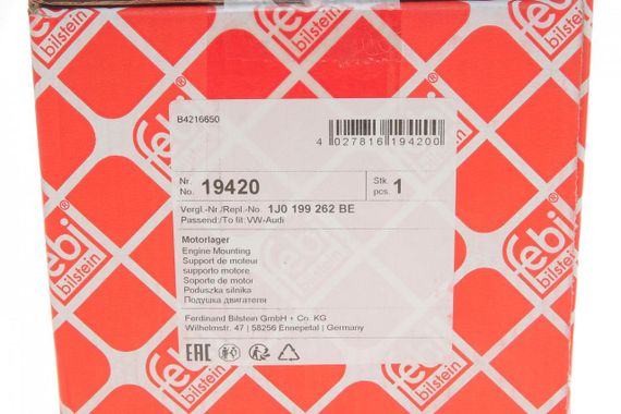 Подушка двигуна R VW Golf IV 97-06 19420 | Зображення 3