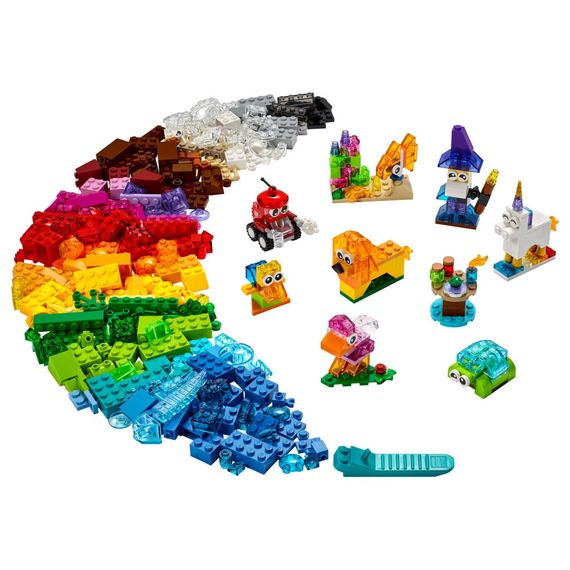 Конструктор LEGO Classic Прозорі кубики для творчості (11013) | Зображення 1