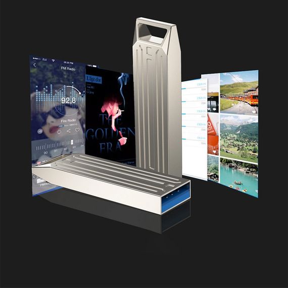 Флеш-накопичувач WIWU Wi-FD002 Infinite USB 2.0 — 128GB Silver | Зображення 5