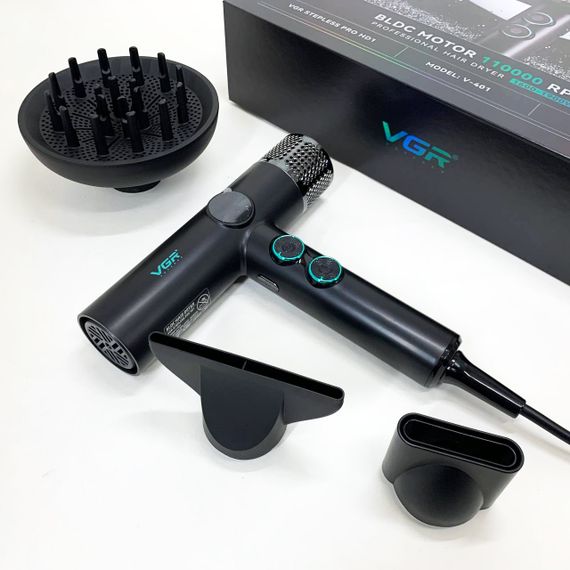 Фен професійний VGR V-401 BLACK | Зображення 4